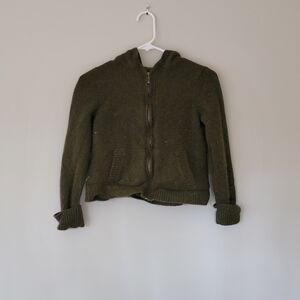 Doncaster Sport Knit Hoodie Made From Cashmere And Wool. Small